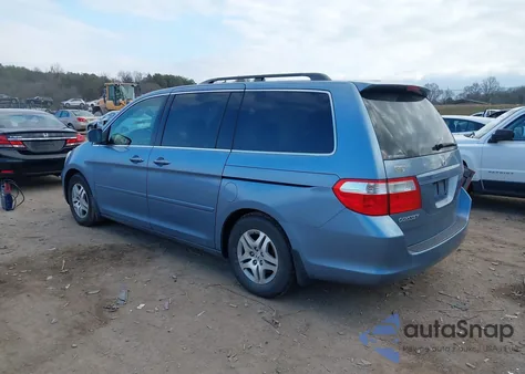 2007 Honda Odyssey Ex-L из США, поврежденный, VIN 5FNRL38607B084518